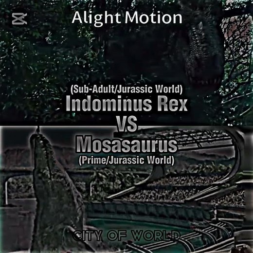 Indominus Rex vs Mosasaurus