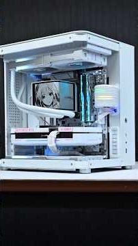 Dream White Mini Gaming PC 2026🔥Ryzen 7 9800X3D + RTX 5070🤑 #pcbuild #gaming #rtx #amd #asmr #tech