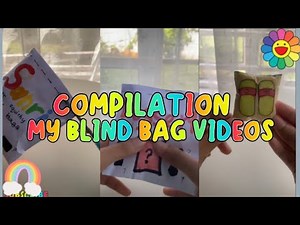 Relaxing ASMR Compilation Blind Bags Openings🌈