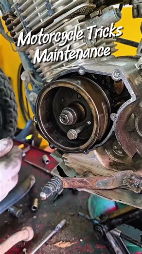 MOTORCYCLE MAGNETO Removal DIY Trick 🔧