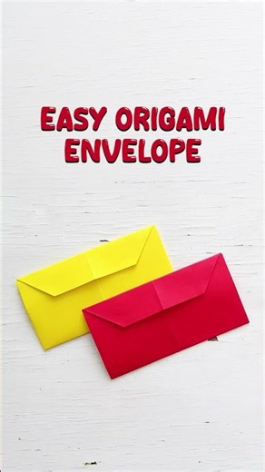 DIY Easy Envelope 💌✨ | No Glue, No Scissors | Easy Paper Craft Tutorial