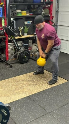 Russian KB Swing + KB High Pull – Hinge Power Into Upper Back Explosion