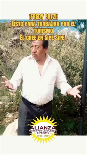 Por un Sipe Sipe con futuro! Por el que cree en nuestra tierra! Marca la casilla # 7 ALIANZA UNIDOS POR LOS PUEBLOS. ¡FREDY PATZI ALCALDE de SIPE SIPE!!! #sipesipecochabamba #bolivia🇧🇴 #bolivia🇧🇴tiktok #alianzaunidosporlospueblos #cochabamba_bolivia🇧🇴