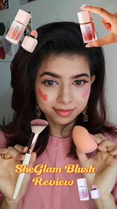 SHEGLAM Most viral blush review 💁🏻‍♀️ Shade - Love cake and Devoted 💗 Purchased from - Zamidar Hut 🎀 #fypviralシ #reelsviralシ #SHEGLAM #sheglammakeup #sheglamblush | Hey Anu