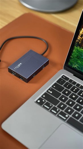 Unlock Your Productivity with Dual 4K Displays! 🚀 Link: https://bit.ly/3J827Bt #acasis #Productivity #DualDisplays #MacAdapter #USBC #Multitasking | Acasis