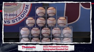 Phillies Autograph Baseball Set