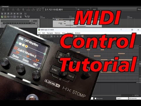How to Control Line 6 HX Stomp from Reaper Using MIDI