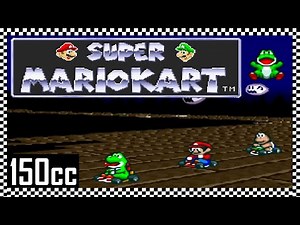 Super Mario Kart 🏁 Yoshi: All Tracks [100%/Playthrough/English/HD] +Credits