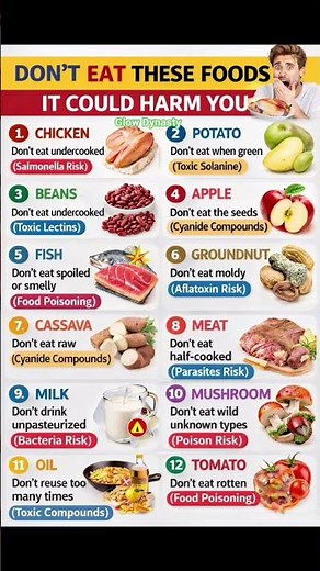 12 Foods You Should NEVER Eat the Wrong Way ⚠️ (It Could Harm You)😳 #shorts