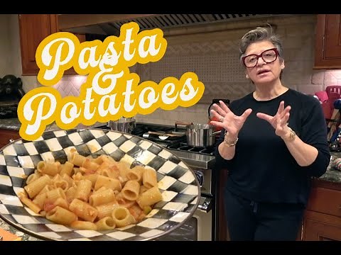 Pasta and potatoes recipe by Caroline Manzo (aka Pasta Patate) | Easy 10 minute Italian recipe