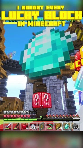 Minecraft's ULTIMATE LUCKU BLOCK vs Custom BOSSES