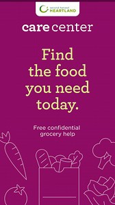 Everyone needs help now and then. If you need more money to afford food for your family, the Care Center is here. This institution is an equal opportunity provider. This project was funded at least in part with Federal funds from United States Department of Agriculture. | Second Harvest Heartland