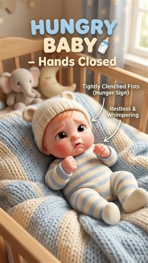 Newborn Baby Signals 😳 Hands Secret #miniminds #kidslearning #viral #viralvideo #shortsviral
