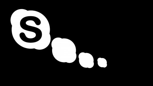 Skype-Vorschau-App: Skype mit dunklem Design