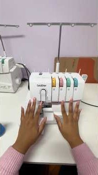 How to Thread an Overlock Machine #sewing #tutorial