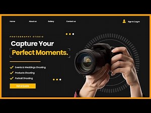 Create a Fullstack Photography Website from Scratch with Django, HTML, CSS, and JavaScript
