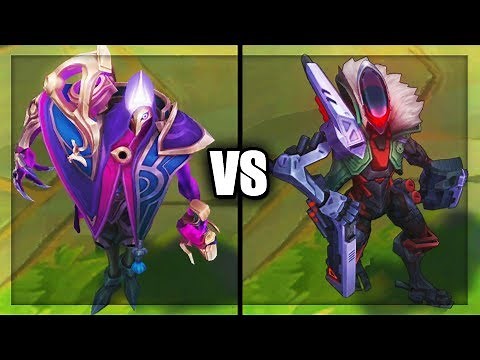 Dark Cosmic Jhin vs PROJECT Jhin Legendary vs Epic Skins Comparison (League of Legends)