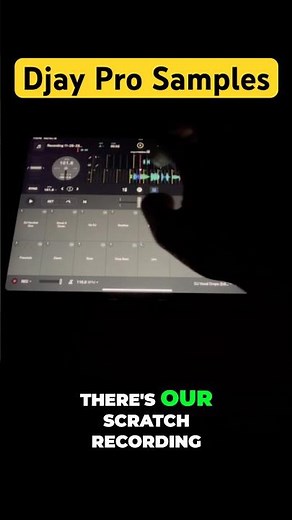 Djay Pro Scratch Recording: Your Ultimate Sampler Guide #shorts