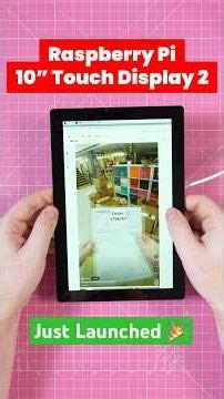 Official Raspberry Pi 10inch Touch Display 2 | Features in 60 Seconds
