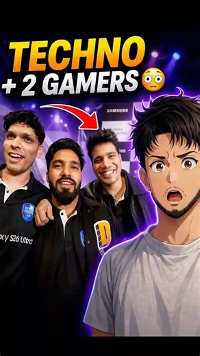 Techno Gamerz 😳 + 2 Big Gamers Ek Saath?! Samsung Event 🔥