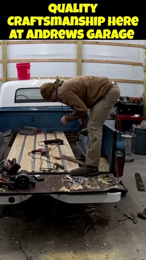 Installing a Wood Bed Floor on My LS Swap ’67 C20… Exactly As Planned ‪@Andrewsgarage.‬