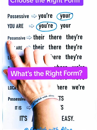 Understanding the Right Form in English Vocabulary