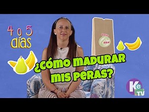 ¿Cómo se maduran las peras? y beneficios de comer peras todos los días