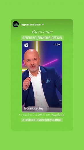 Le Grand Cactus - RTBF | Frédéric François