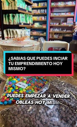 Inicia tu emprendimiento de obleas desde casa