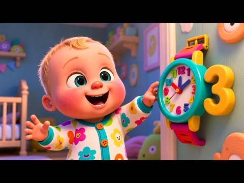 Learning Time with Baby ⏰👶✨ | Fun Educational Song for Kids | Preschool Learning Adventure