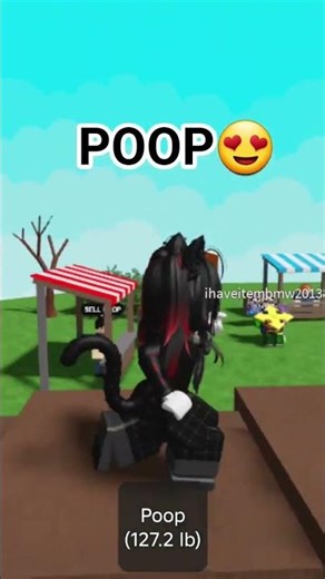POOP🤤 #gameplay #roblox #games #poop #yummyfood