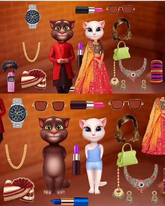 2M views · 22K reactions | talking tom angela makeup tutorials funny #talkingtom #funny #cartoon #animation #TomAngela | Wrong Head Puzzles | Facebook