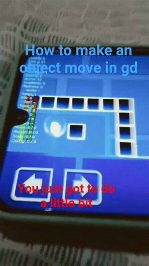 how to make an object move in gd