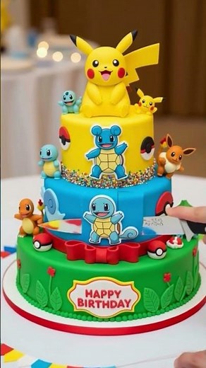 pokemon birthday cake