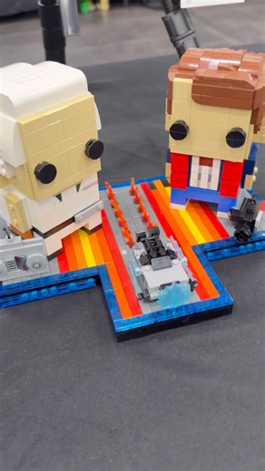 This LEGO back to the future build is amazing!!#lego #movie #backtothefuture #shortsfeed