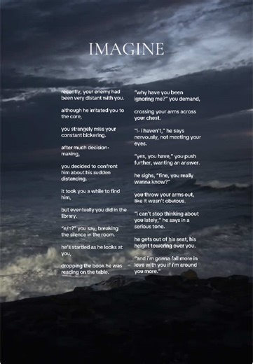 Confronting Your Distant Enemy | Enemies To Lovers Imagine