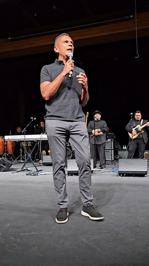 Mr. Martin Farfan, Class of 1986, and Cathedral High School's President, addresses the crowd at Cathedral's Visual & Performing Arts Theatre, where Mr Joe Bataan, the King of Latin Soul gave an electrifying performance. Check our website at www.cathedralalumni.com for future shows. #GoPhantoms | Cathedral High School Alumni - Los Angeles - CathedralAlumni.com
