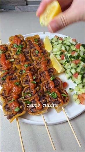 Beyti Sarma / Turkish Kofta Pinwheels #fyp #food #viral