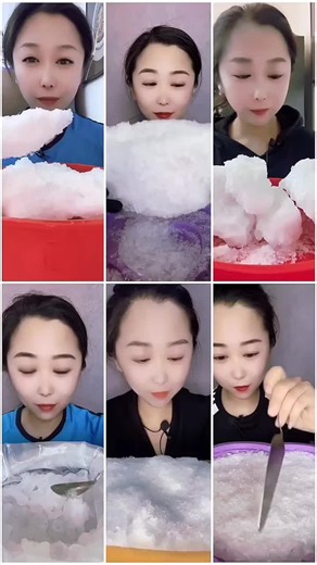 Satisfying Ice Eating ASMR - Dry Crunchy Refrozen Ice