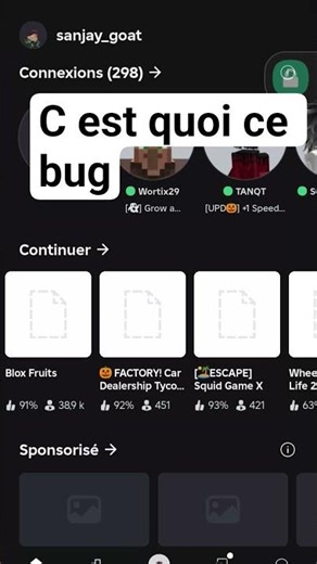 gros bug sur roblox 20 octobre 2025