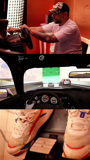 Assetto Corsa Realistic Traffic Racing 🚗🔥 Thrustmaster Setup #shorts