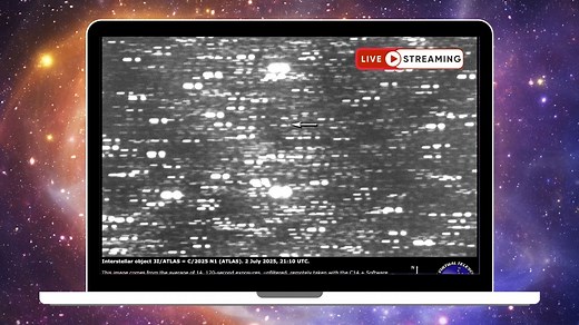 New interstellar comet 3I/ATLAS is hurtling through the solar system — and you can watch it live online today