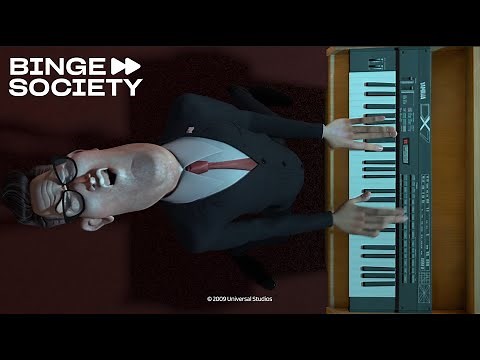 Monsters VS Aliens | The President Plays Piano | Cartoon for kids