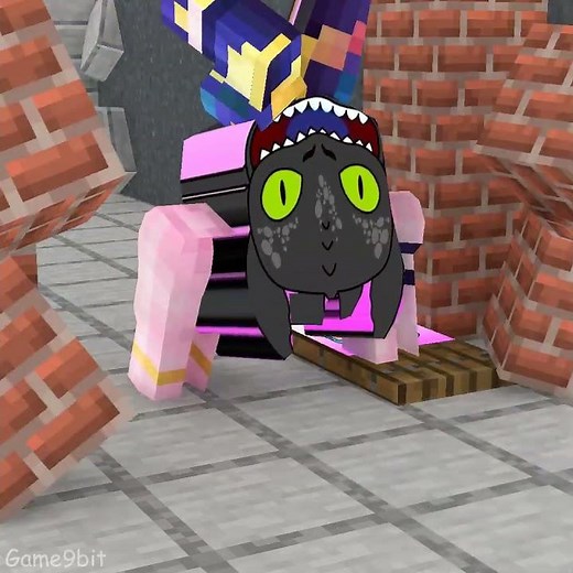 Sprunki Luca and Sprunki Pop Cat in a continuous singing challenge to escape Toothless!