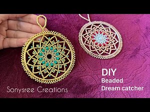 How to make Beaded Dream Catcher