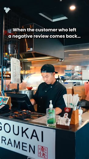 16 reactions | When the customer who left a negative review comes back…  Of course we still welcome them — with open arms and better ramen ✨ We really did improve… really  | Goukai Ramen | Facebook