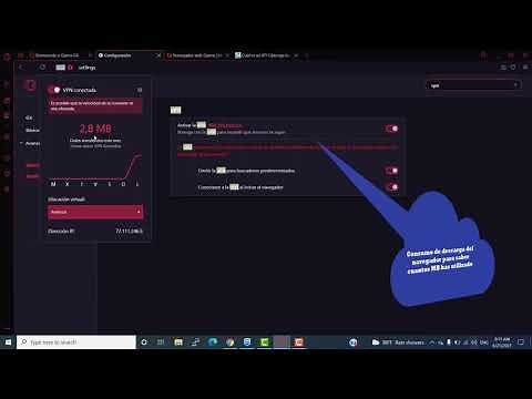 Cómo Activar VPN en el navegador Opera GX