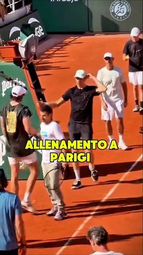 Sinner is impressive in his first practice session! 🎾 #Sinner #Tennis #ATP