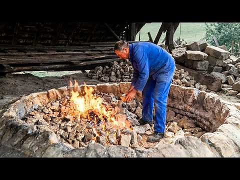 How Stone Was Burned Into Lime!