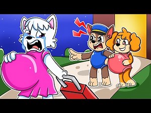 BREWING CUTE PREGNANT & CUTE BABY!! - Funny Life Story | Paw Patrol Ultimate Rescue | Rainbow 3